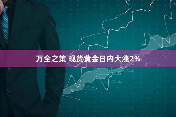 万全之策 现货黄金日内大涨2%